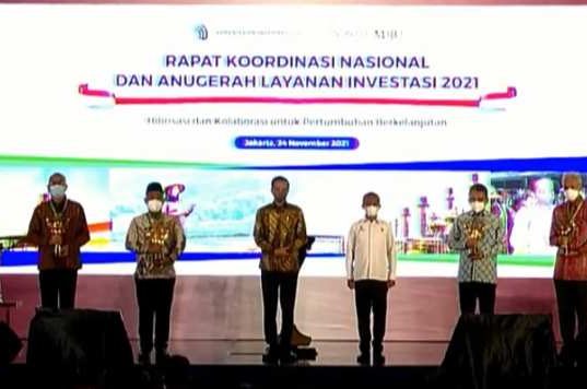 Presiden Nobatkan Jateng Provinsi Terbaik Layanan Investasi Nasional 2021