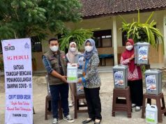 Semen Gresik Salurkan Perlengkapan Prokes untuk Cegah Covid-19 ke Sekolah-Sekolah