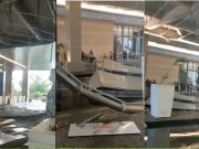 Plafon Atap Penghubungan Hotel dan Mal Tentrem Semarang Roboh