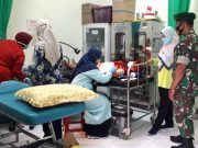 Babinsa di Manyaran Wonogiri Melakukan Pendampingan Pelayanan KB