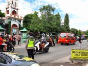 Patroli Polwan Wonogiri, Amankan Jumatan dan Merondai Gereja