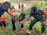 Gerakan Massal Penghijauan Sabuk Hijau di Telaga Mering Pidekso Wonogiri