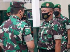 Dandim 0728 Wonogiri Melepas Anggota yang Bertugas ke Papua