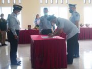 Kakanwil Kemenkumham Jateng Pimpin Sertijab Kepala Kanim Wonosobo