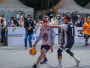 Denny Sumargo Kalahkan Bima Arya dalam Basket 3×3