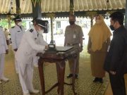 Ini Pesan Bupati Wonosobo saat Lantik Kades Baru Hasil Pilkades PAW