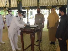Ini Pesan Bupati Wonosobo saat Lantik Kades Baru Hasil Pilkades PAW