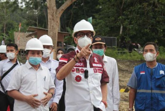 Menkumham Tinjau Pembangunan Lapas Baru Nusakambangan