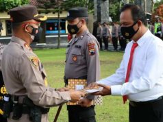 Kapolres Magelang Beri Penghargaan 16 Anggota Berprestasi
