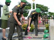 Kasdam Brigjen TNI Widi Prasetyono Pimpin Ziarah ke TMP Giri Tunggal Peringati Hari Juang TNI-AD Ke-76