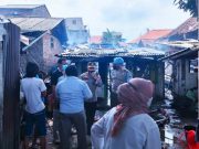Dua Rumah di Bulu Stalan Ludes Terbakar