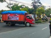 Polres Semarang Berangkatkan Kiriman Bantuan Korban Erupsi Semeru
