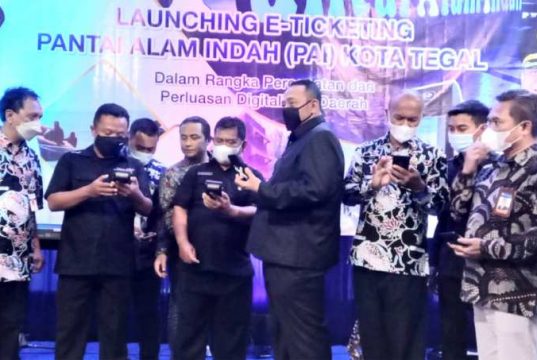 Objek Wisata PAI Kota Tegal Launching E-Ticketing