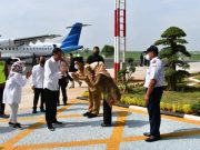 Presiden Jokowi Pukul Kentongan, Tandai Peresmian Bandara Ngloram di Cepu