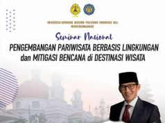 USM – Poltekpar Bali Gelar Seminar Hadirkan Sandiaga Uno