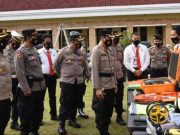 Polres Wonosobo Gelar Apel Pengecekan Sarpras Jelang Nataru