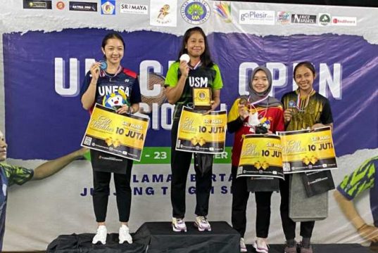 Debora Juara 1 Tunggal Putri UM Open
