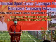 Hendi Resmikan Sport Center di Tengah Rusunawa Sawah Besar