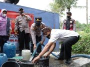 Polres Klaten Berikan Bantuan Air Bersih untuk Warga Desa Panggang
