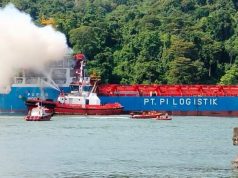 Kapal Kargo Alami Kebakaran Mesin di Teluk Penyu Cilacap