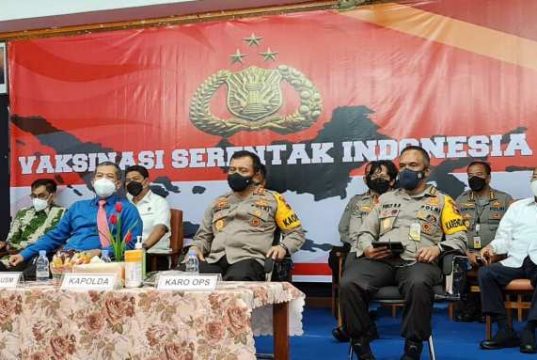 Kapolda Jateng Hadiri Vaksinasi Kerja Sama USM-Polri