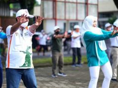 Senam Bersama Memperingati Hari Aids se Dunia