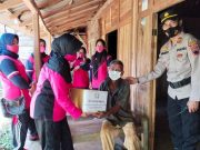 Baksos Bhayangkari Paranggupito Wonogiri Bagikan Sembako