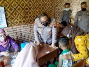 Kapolres Wonogiri Ikut Kaget, Belum Disuntik Sudah Berteriak