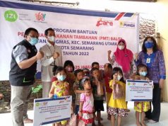 Hari Gizi Nasional, PT IP Semarang PGU dan IZI Melaksanakan Program PMT