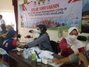 Polres Magelang Lakukan Vaksinasi Anak di Pakis