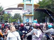 Pintu Masuk Wisata Pantai Kota Tegal Macet