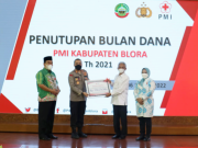 Perolehan Bulan Dana PMI Kabupaten Blora Tahun 2021 Lampaui Target, Capai Rp 500 Juta Lebih