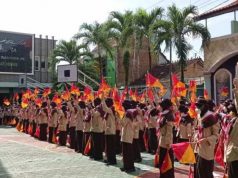 Pramuka MTs NU Banat Kudus Belajar Kepemimpinan