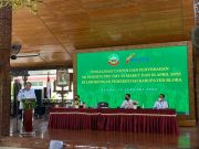 Bank Jateng Cabang Blora Gandeng Pemerintah Kabupaten Blora Menyelenggarakan Sosialisasi Taspen dan Penyerahan SK Pensiun PNS
