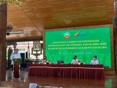 Bank Jateng Cabang Blora Gandeng Pemerintah Kabupaten Blora Menyelenggarakan Sosialisasi Taspen dan Penyerahan SK Pensiun PNS