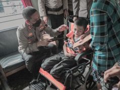 Kapolres Klaten Berikan Kursi Roda dan Santunan bagi Penyandang Disabilitas di Bowan Delanggu.