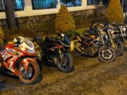 Puluhan Pengendara Motor Knalpot Brong di Klaten Kena Tilang
