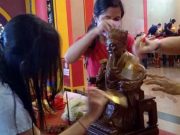 Umat Tri Dharma Klenteng Liong Hok Bio Kota Magelang Bersihkan Kiem Sin Liong Hok Bio