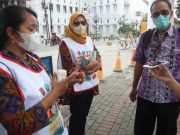 Dinkes Kota Semarang Edukasi Germas pada Pengunjung Kota Lama