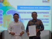 Jalin MoU dengan PWI Jateng, Unika Segera Publikasikan Hasil Penelitian para Dosen
