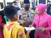 Begini Saat Polres Wonogiri Ikut Menyambut Peringatan HPN