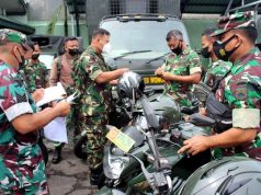Tim Korem 074 Periksa Kendaraan Dinas Kodim 0728 Wonogiri