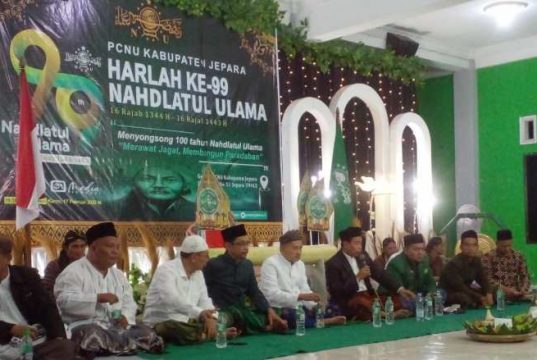 PCNU Jepara Peringati Harlah NU Ke- 99, Gus Yatun: Jangan Sekali-kali Melupakan Sejarah NU