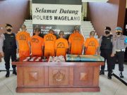 Enam Pelaku Judi Koprok Dibekuk Satreskrim Polres Magelang