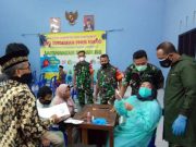 Koramil Bandongan Dampingi Percepatan Vaksinasi