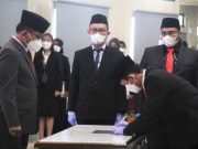 Kakanwil Lantik dan Ambil Sumpah Jabatan JFT, PPNS dan MPD