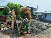 Terus Berbenah, Koramil 03/ Bandongan Bangun Ruangan Babinsa