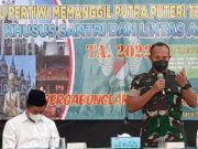 Dandim Magelang Lakukan Sosialisasi Penerimaan Anggota TNI Dari Santri
