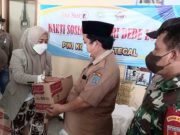 PWI Kabupaten/Kota Tegal Bersama Pailink Bantu Korban Tanah Bergerak