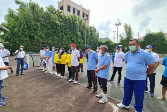 Tingkatkan Persahabatan, USM-PWI Jateng Gelar Pertandingan Tenis Lapangan